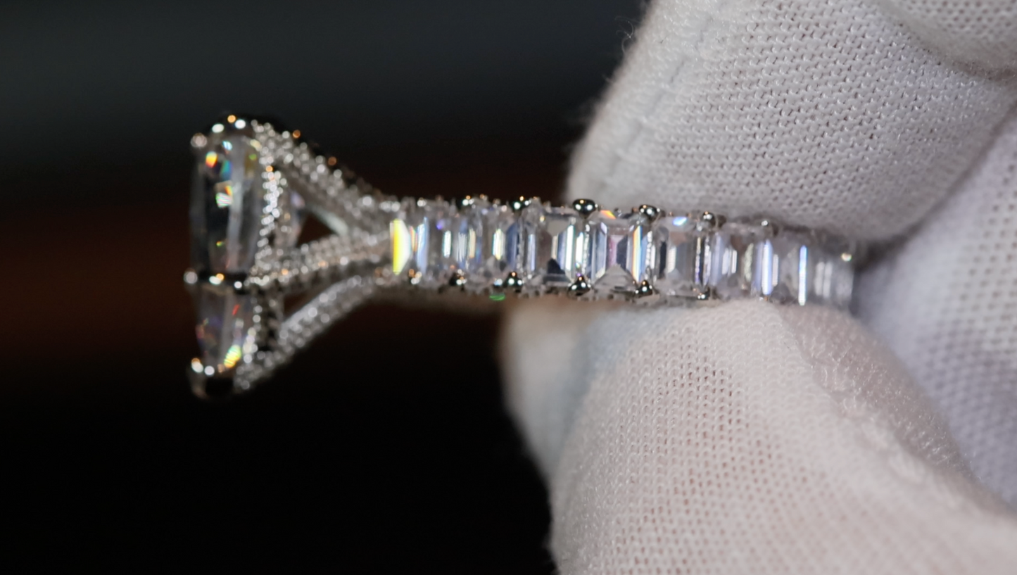 Engagement Ring | Teardrop Ring | Womens Diamond Wedding Ring Set | Womens Wedding Ring