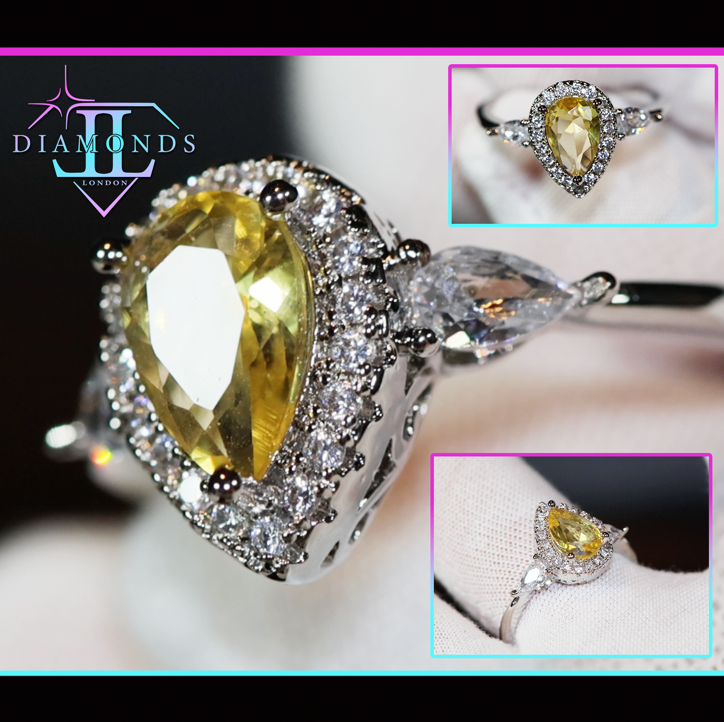 Yellow Diamond Engagement Ring