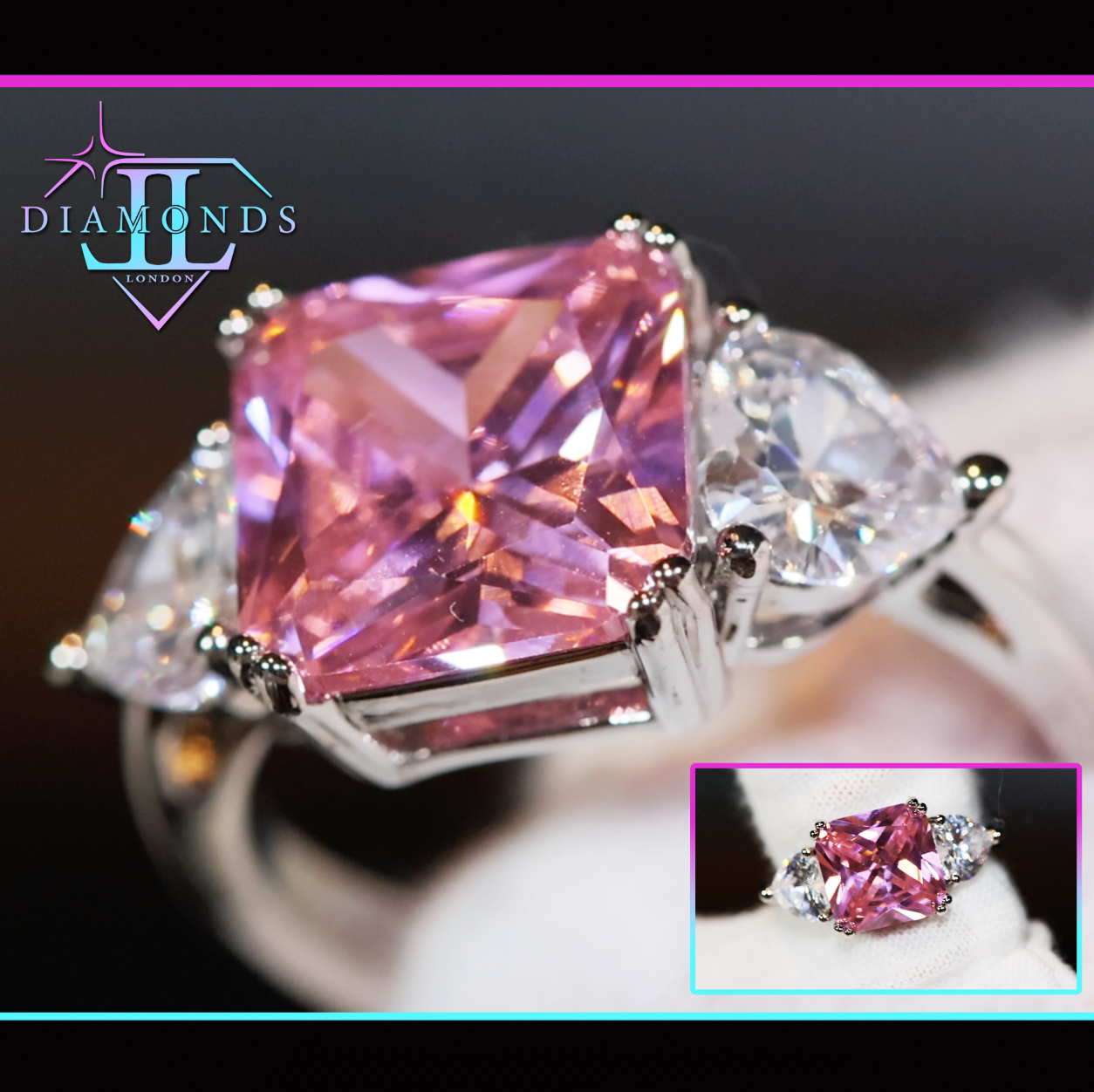 Pink Diamond Ring