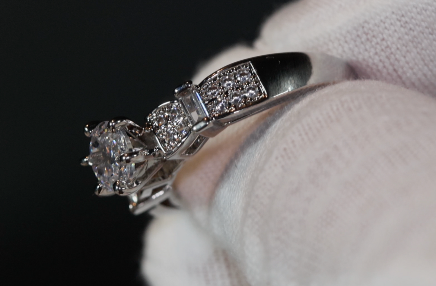 Engagement Ring Set | Womens Diamond Ring | Wedding Ring Set