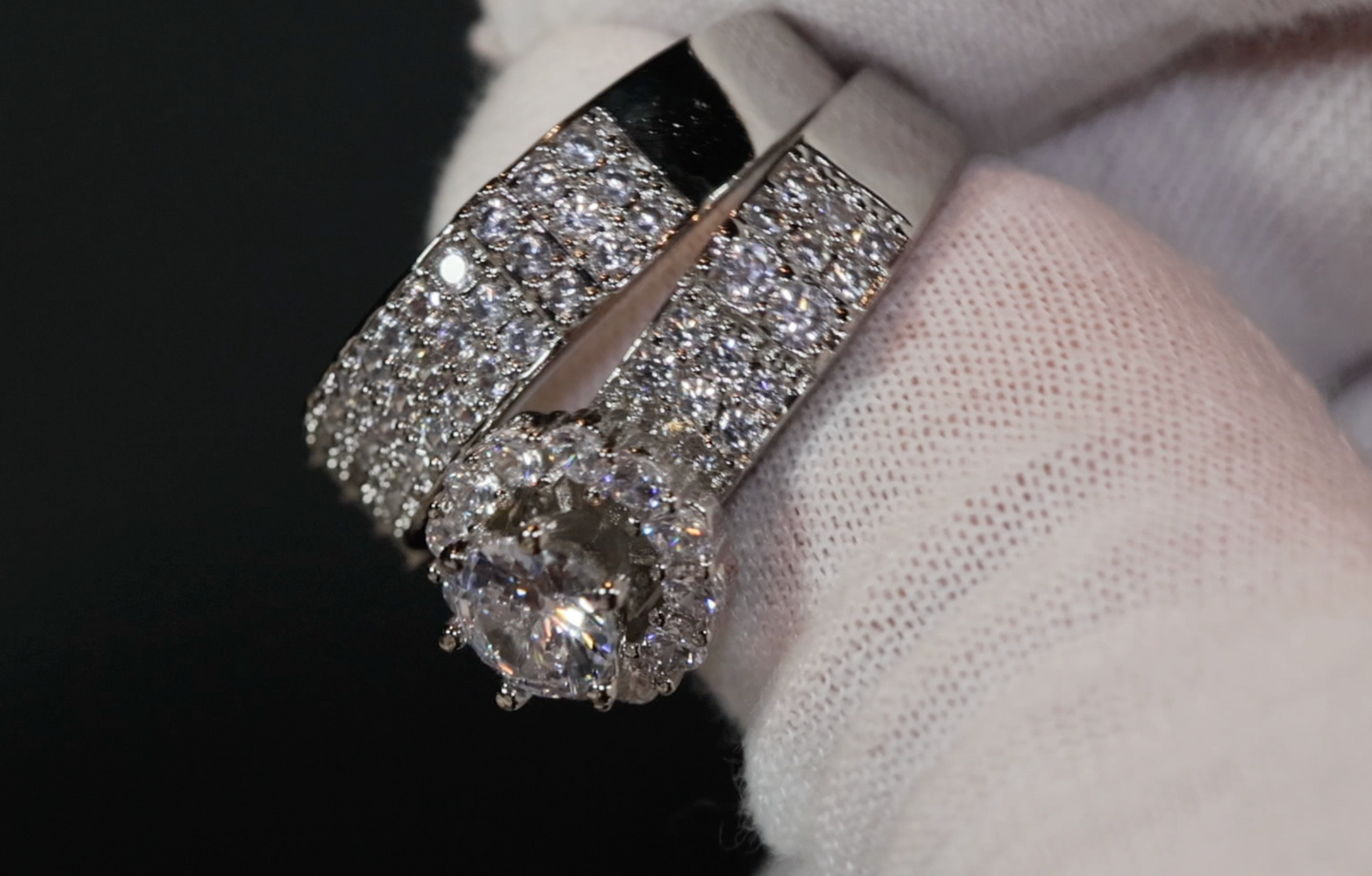 Wedding Ring | Engagement Ring Set | Engagement Rings | Womens Diamond Ring Set