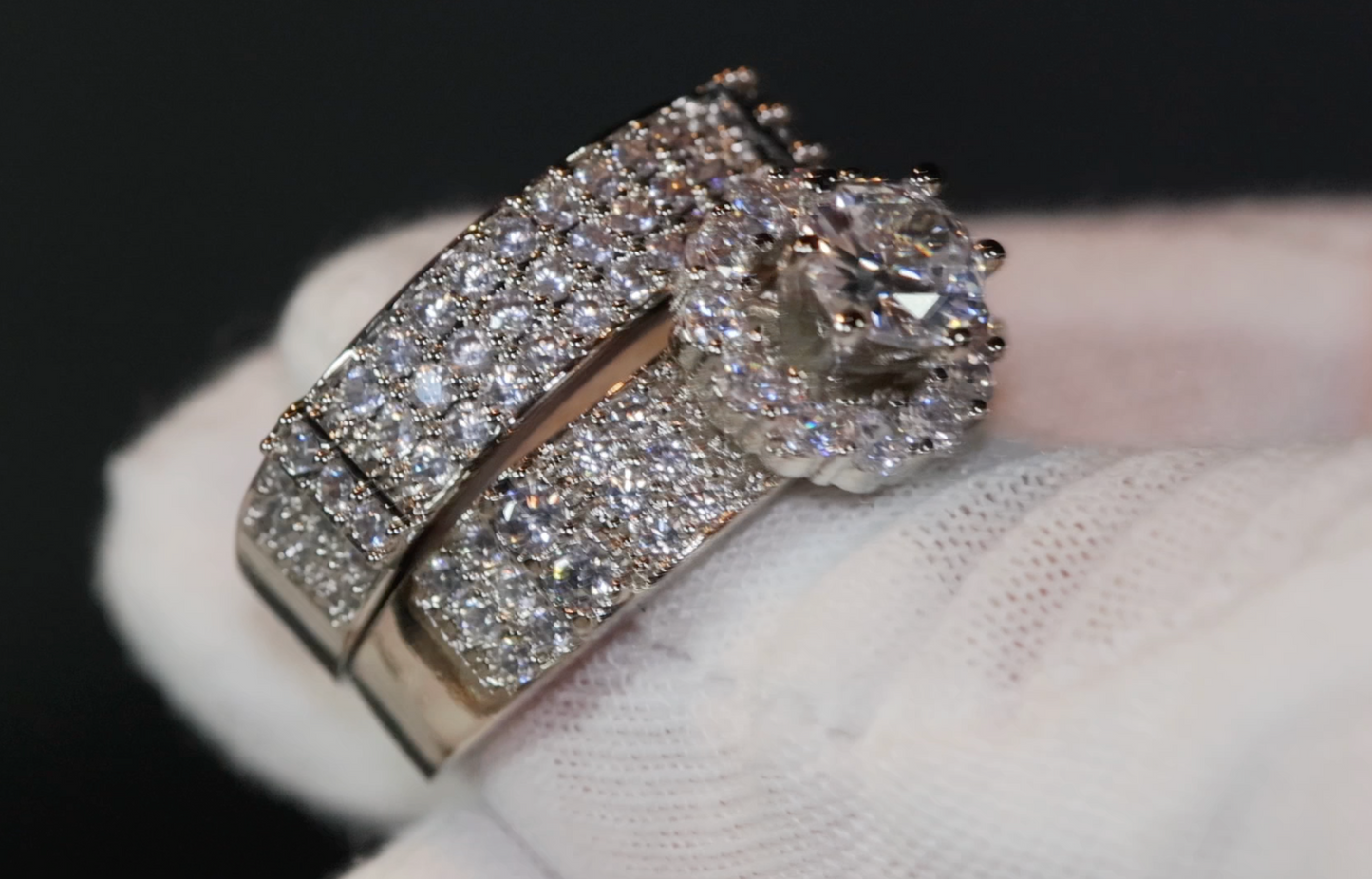 Wedding Ring | Engagement Ring Set | Engagement Rings | Womens Diamond Ring Set