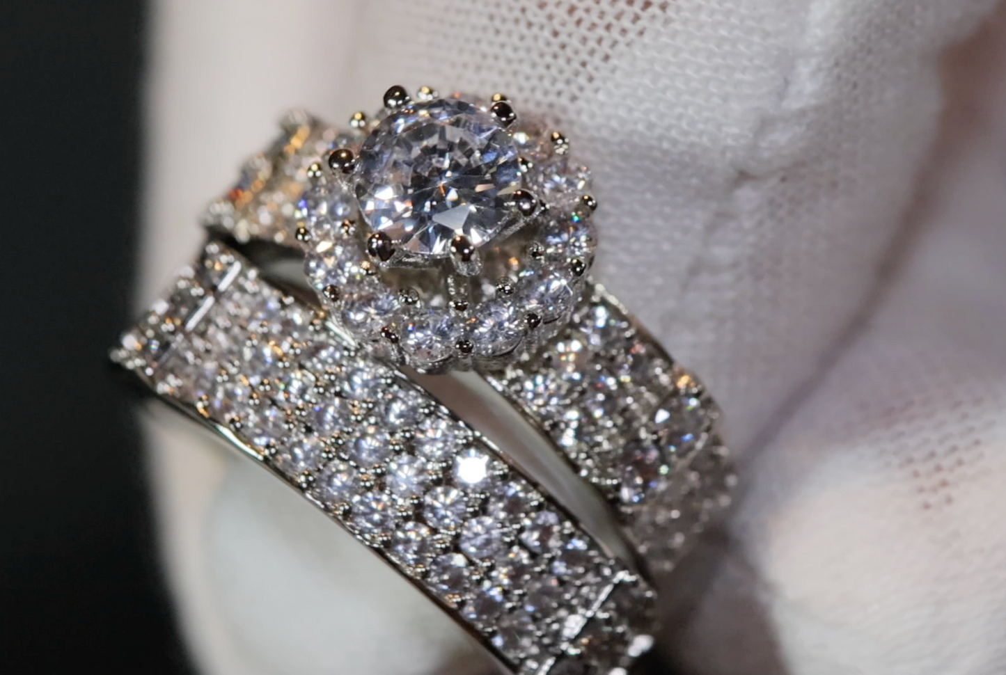 Wedding Ring | Engagement Ring Set | Engagement Rings | Womens Diamond Ring Set