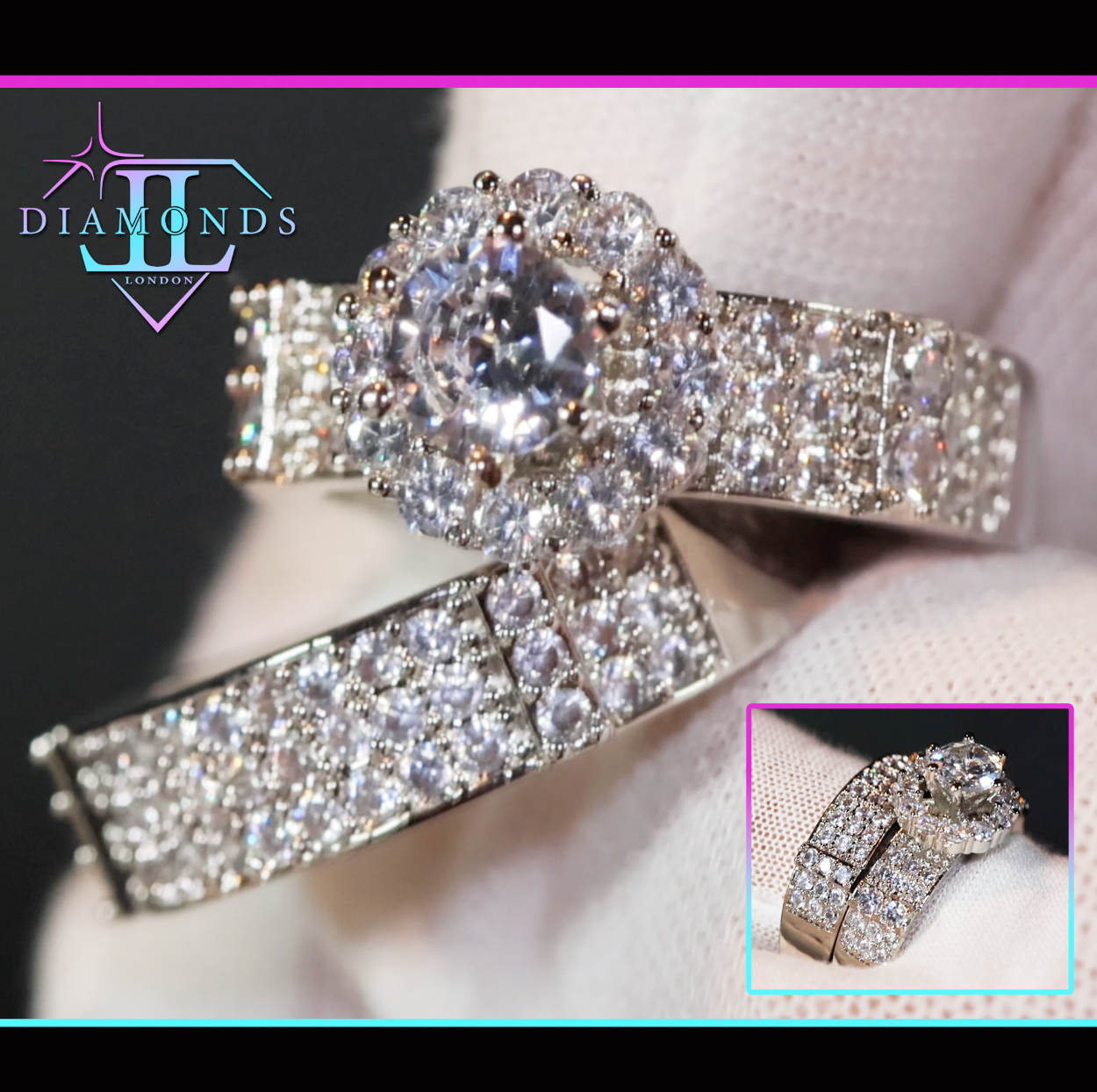 Womens Diamond Ring Set