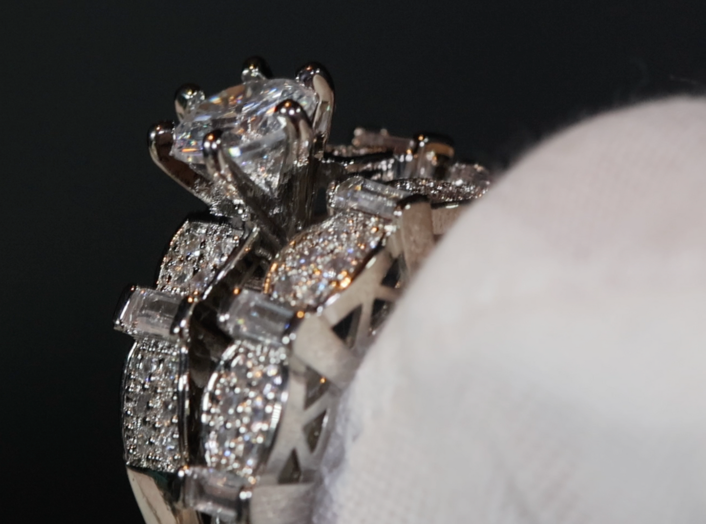 Engagement Ring Set | Womens Diamond Ring | Wedding Ring Set