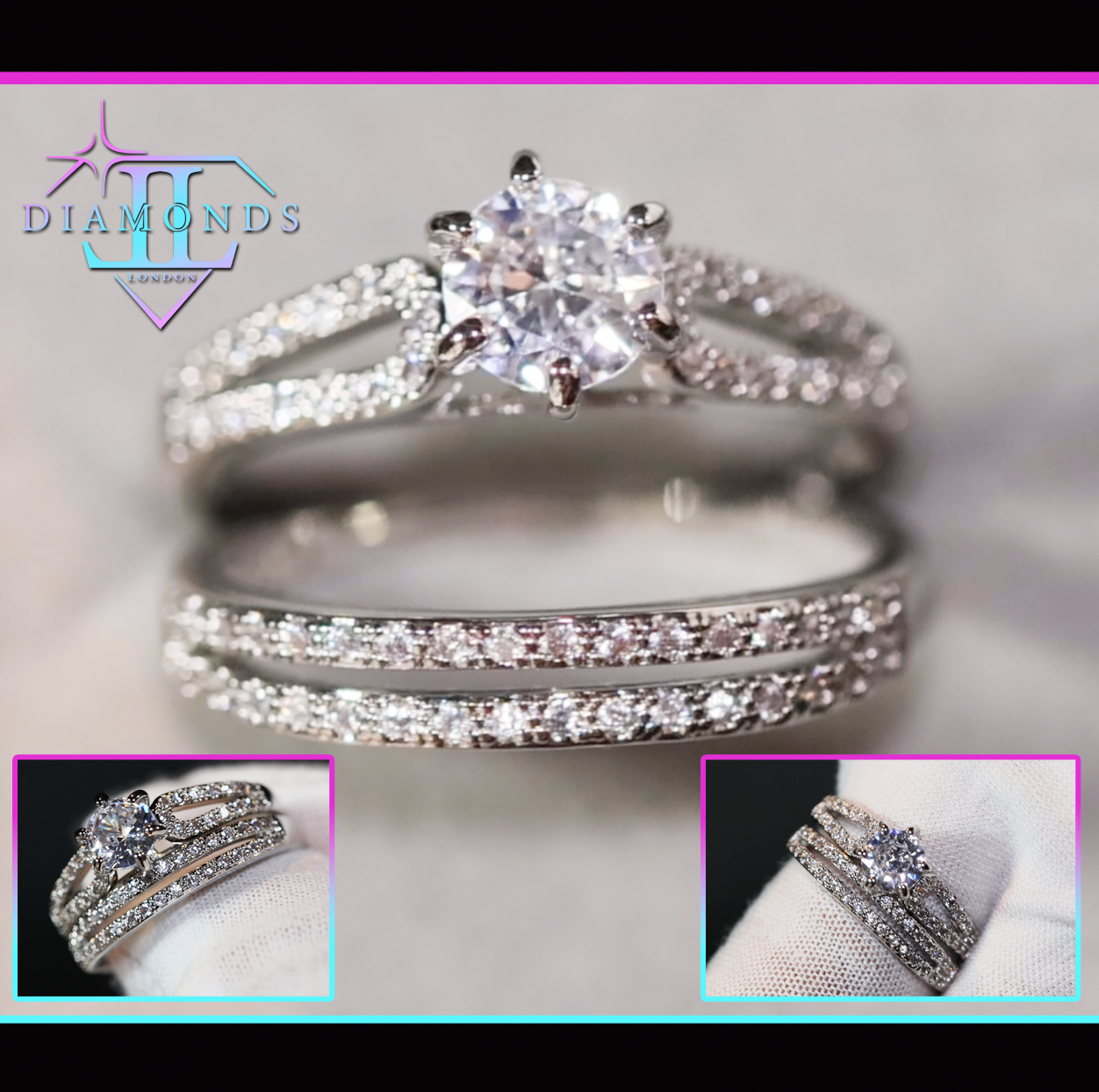 Womens Diamond Ring Set