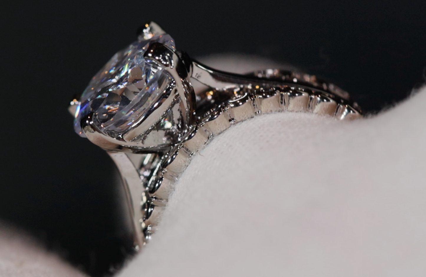 Womens Wedding Ring Set | Engagement Ring Set | Diamond Wedding Ring Set