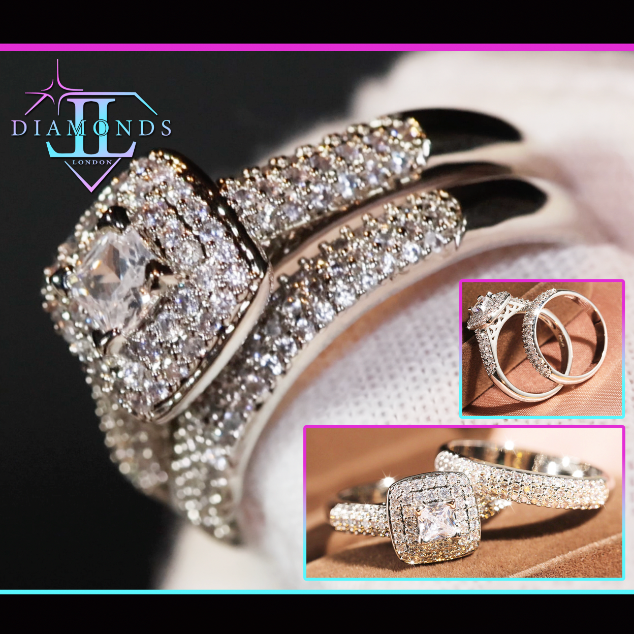 Diamond Wedding ring set