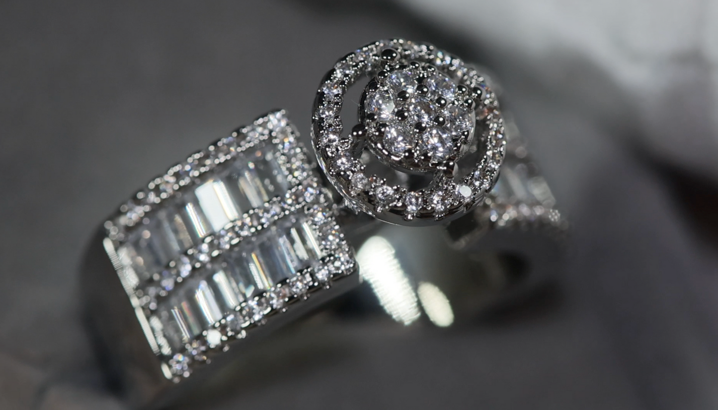 Womens Big Diamond Ring | Womens Engagement Ring | Womens Big Rings