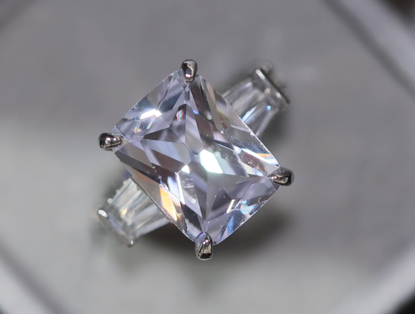 Engagement Ring | Big Womens Ring | Big Carat Ring | Emerald Engagement Ring | Big Diamond Ring | Engagement Rings | Big Diamond Rings