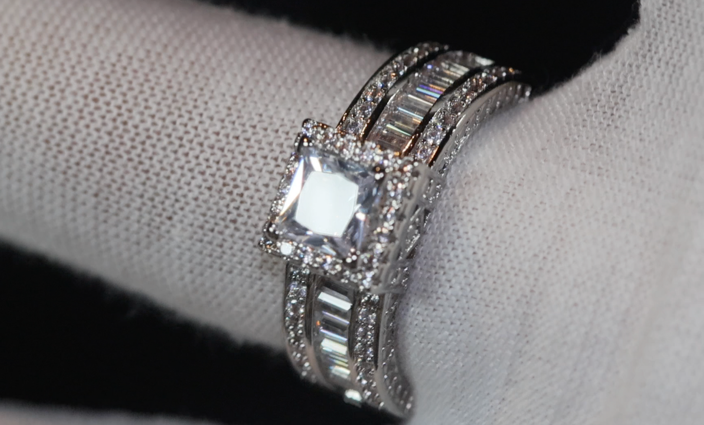 Engagement Ring | Baguette Engagement Ring | Promise Ring