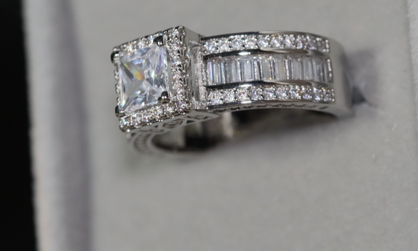 Engagement Ring | Baguette Engagement Ring | Promise Ring