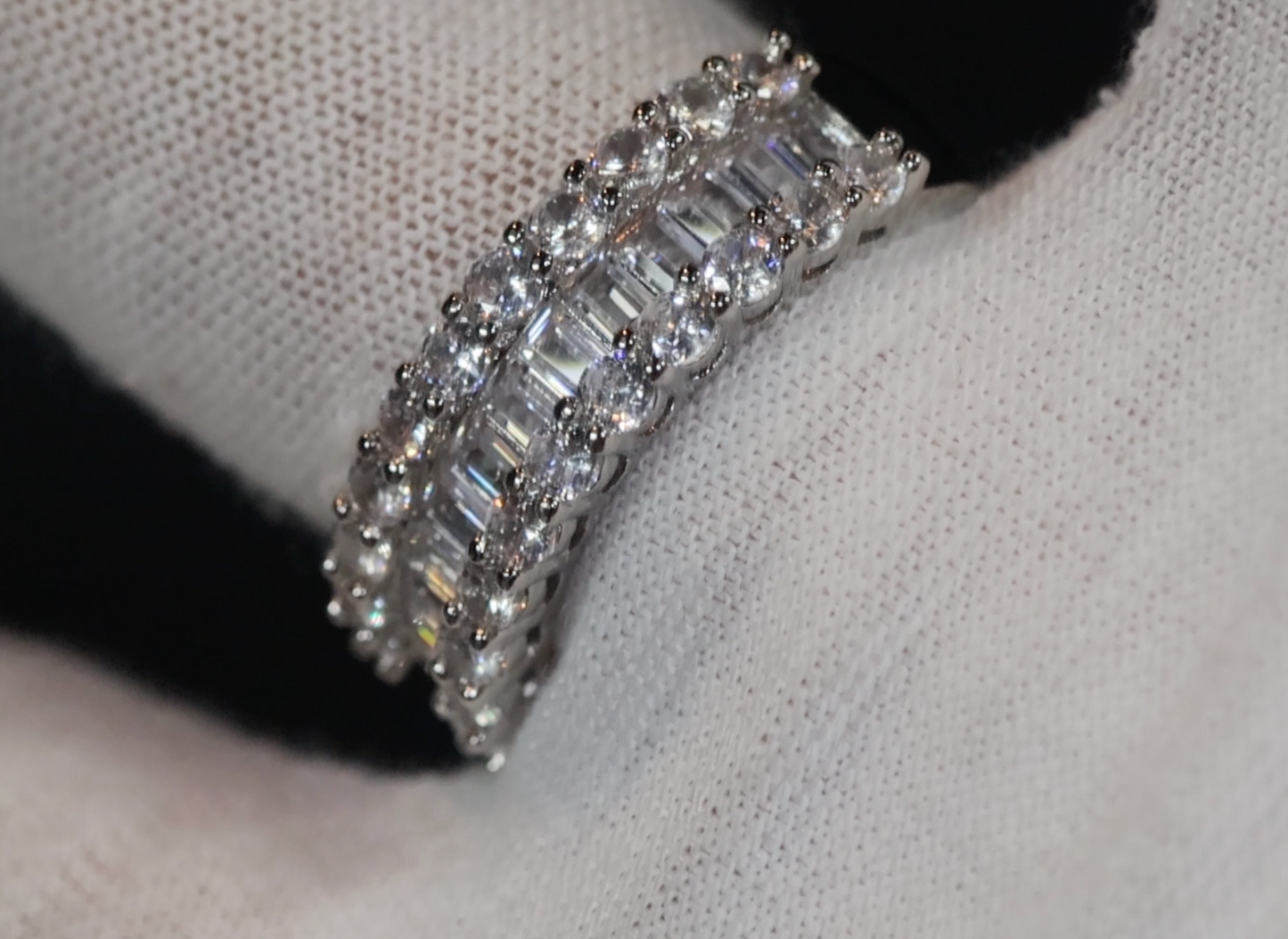 Engagement Ring | Womens Wedding Band | Baguette Ring | Engagement Ring Diamond