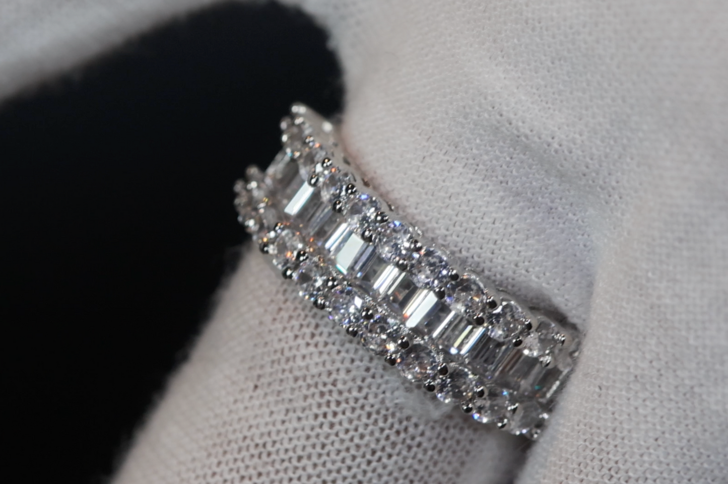 Engagement Ring | Womens Wedding Band | Baguette Ring | Engagement Ring Diamond