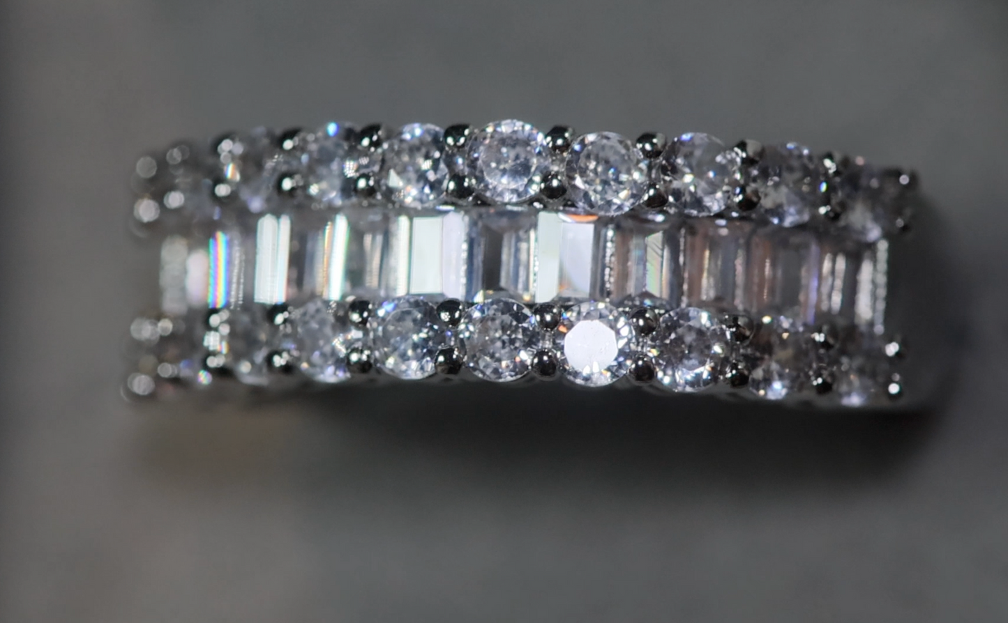 Engagement Ring | Womens Wedding Band | Baguette Ring | Engagement Ring Diamond