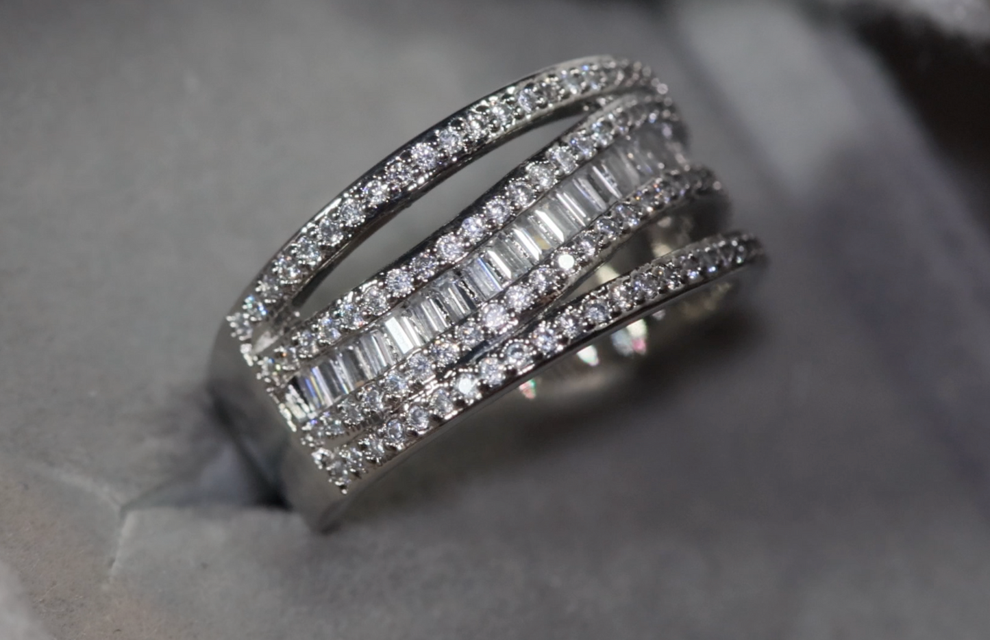 Baguette Ring | Diamond Ring | Fashion Rings | Friendship Ring