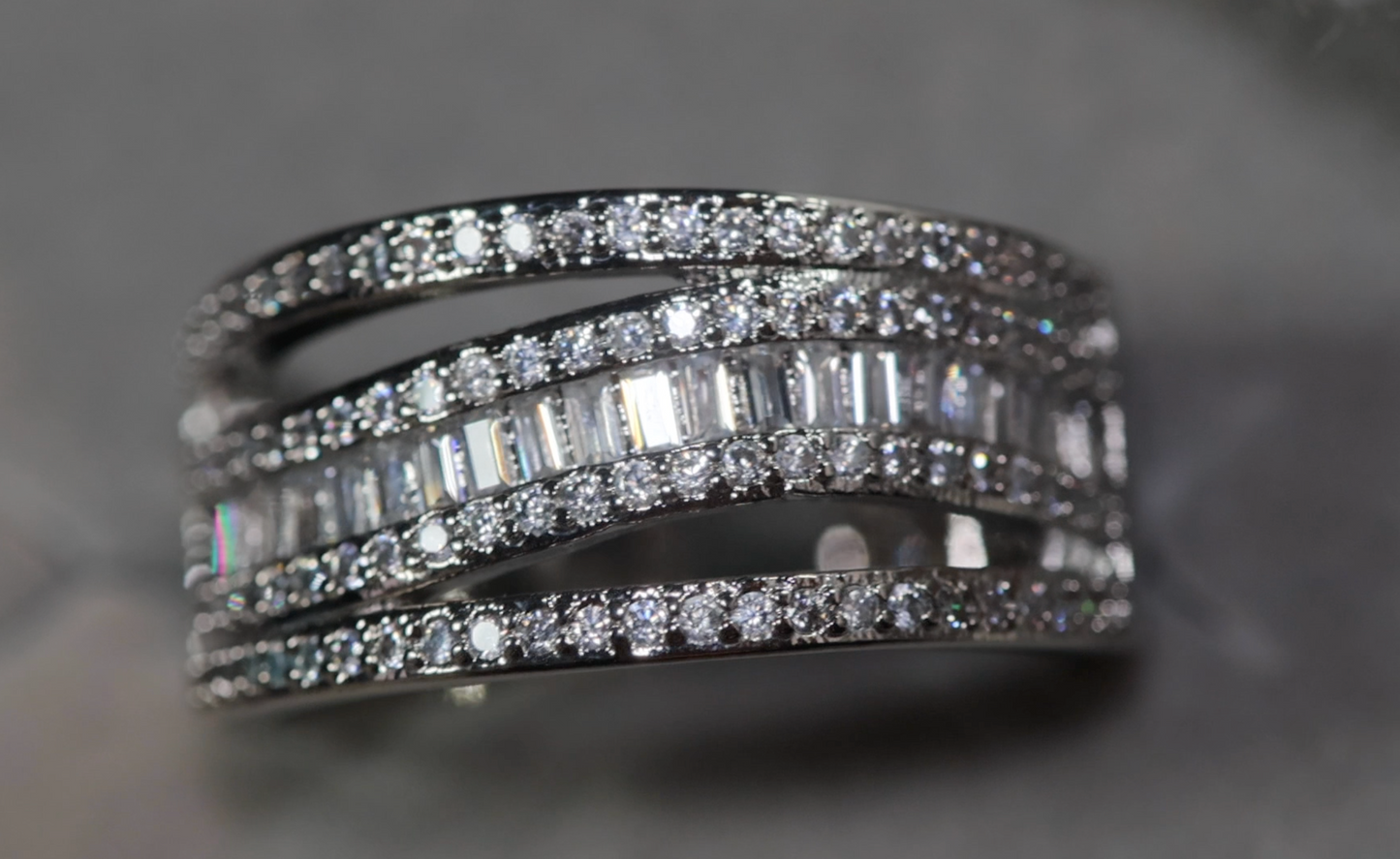 Baguette Ring | Diamond Ring | Fashion Rings | Friendship Ring