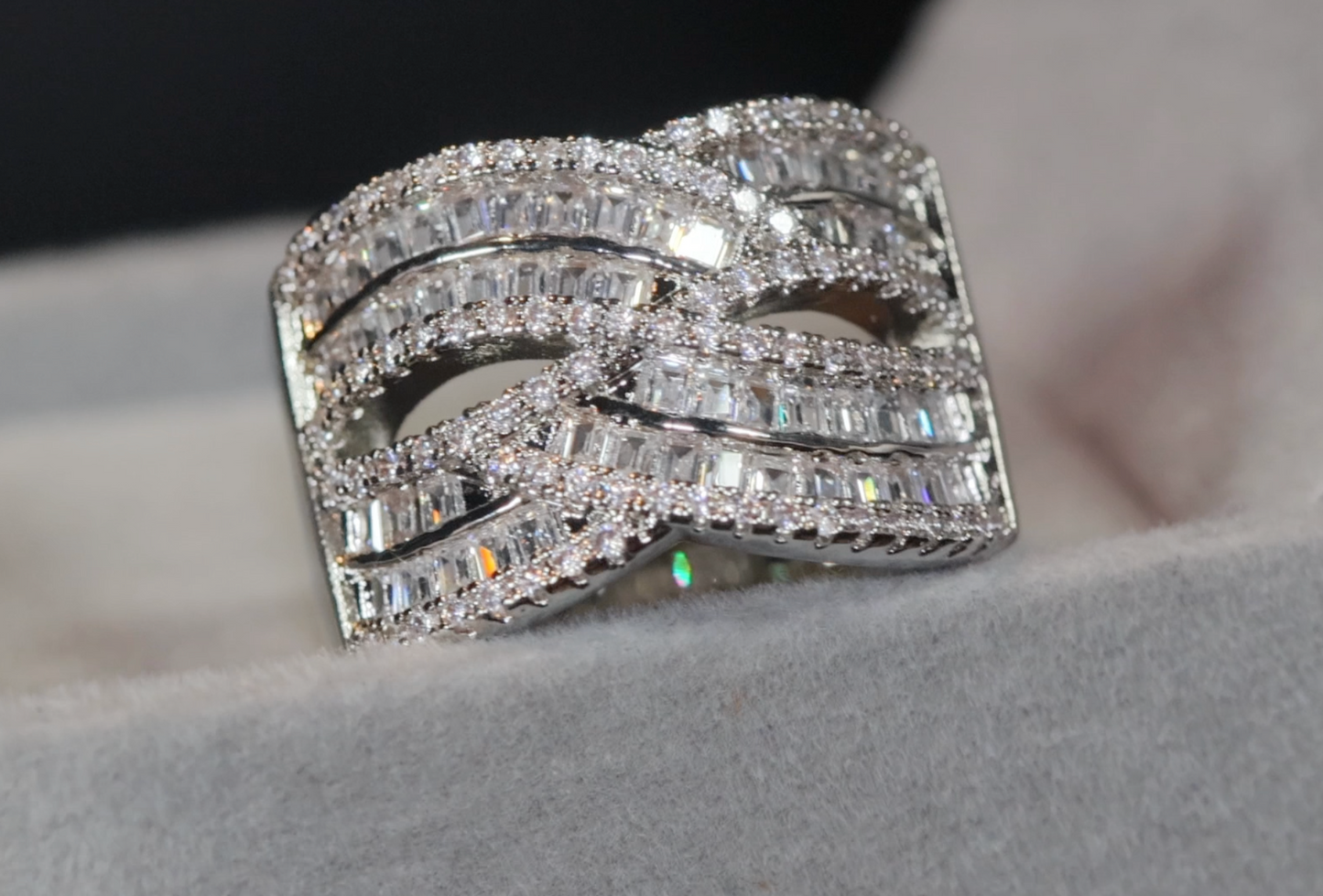 Womens Baguette Diamond Ring