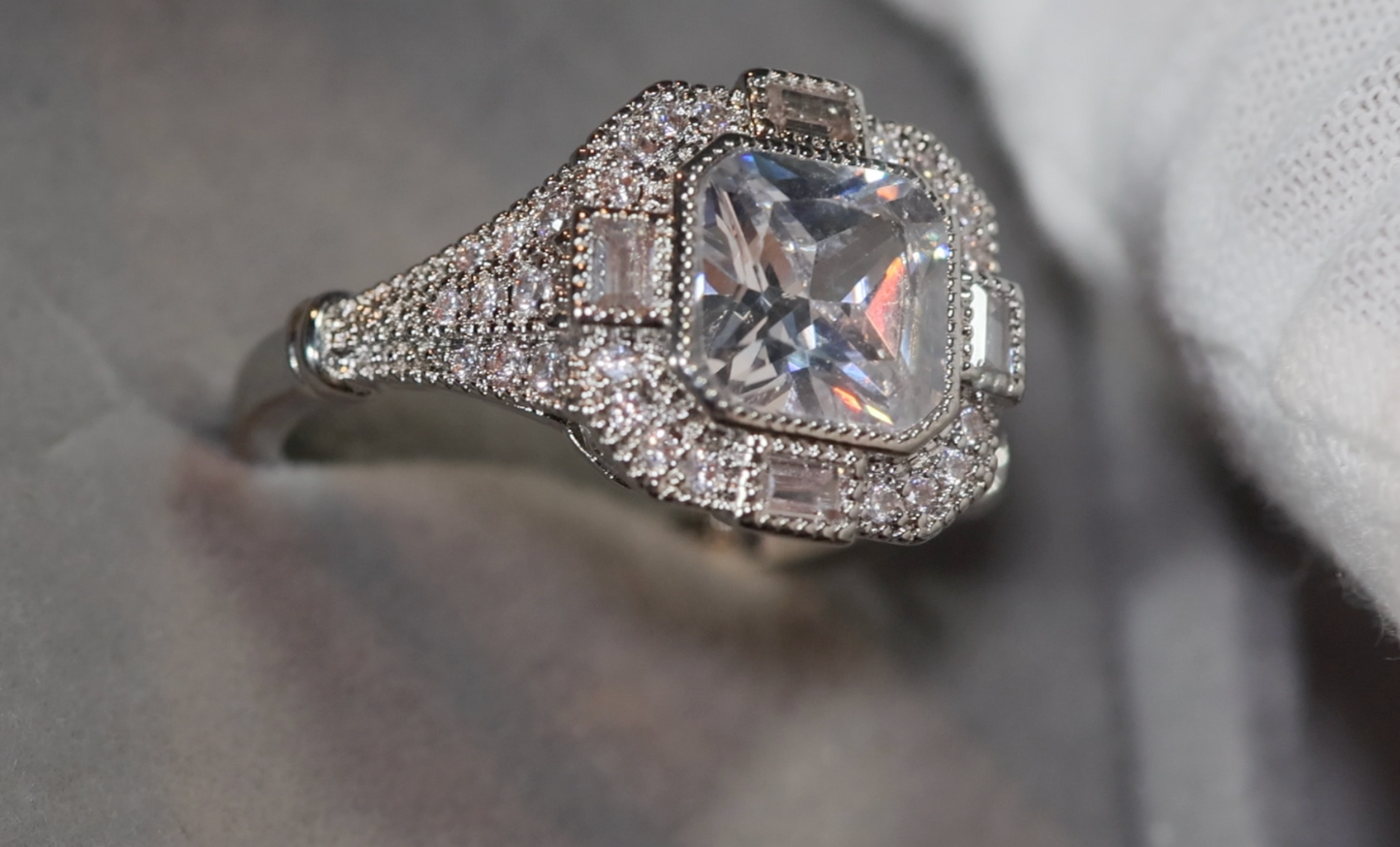 Vintage Diamond Ring | Womens Engagement Ring