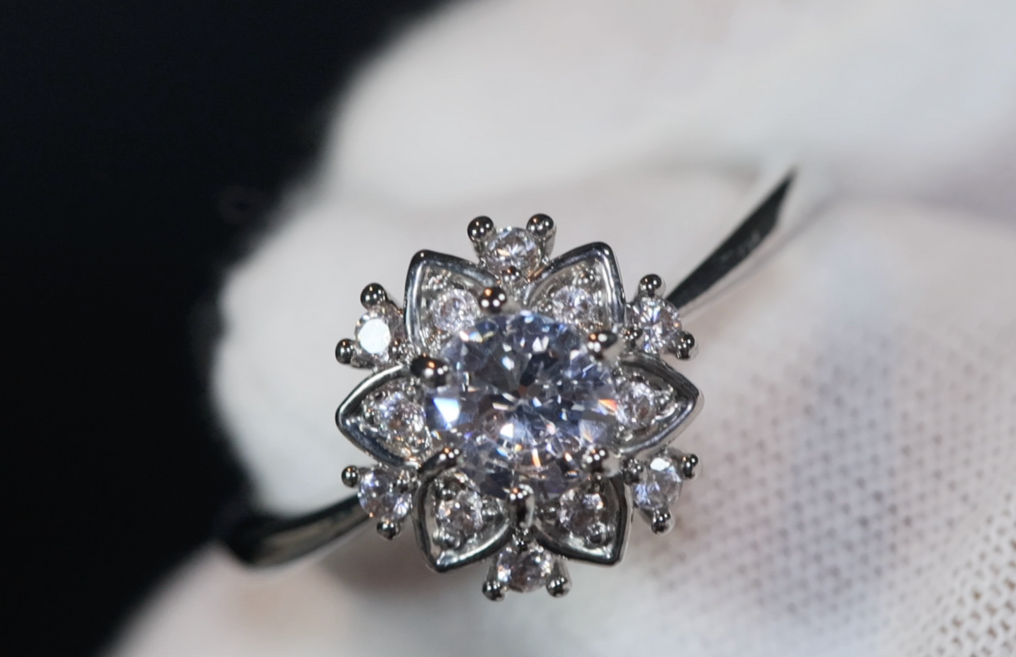 Diamond Snowflake Ring | Snowflake Ring | Charm Ring | Star Ring | Diamond Star Ring | Charm Ring | Flower Ring | Diamond Flower Ring