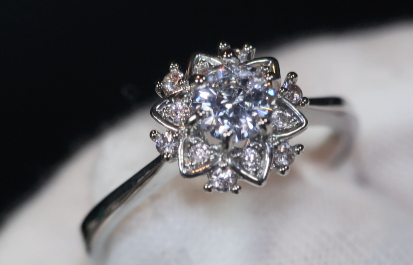 Diamond Snowflake Ring | Snowflake Ring | Charm Ring | Star Ring | Diamond Star Ring | Charm Ring | Flower Ring | Diamond Flower Ring