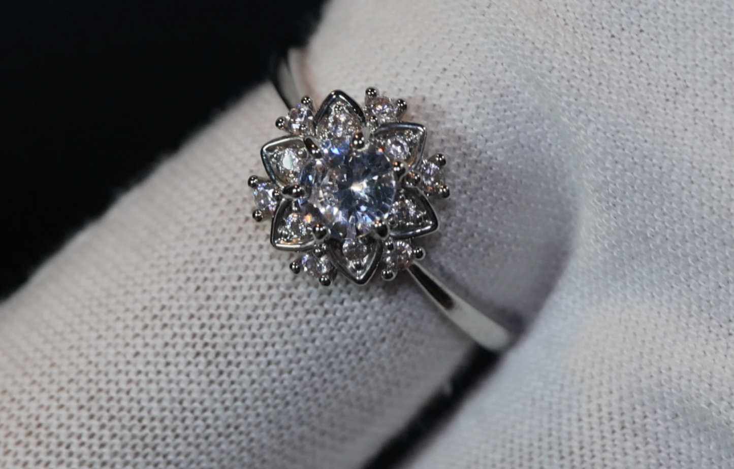 Diamond Snowflake Ring | Snowflake Ring | Charm Ring | Star Ring | Diamond Star Ring | Charm Ring | Flower Ring | Diamond Flower Ring