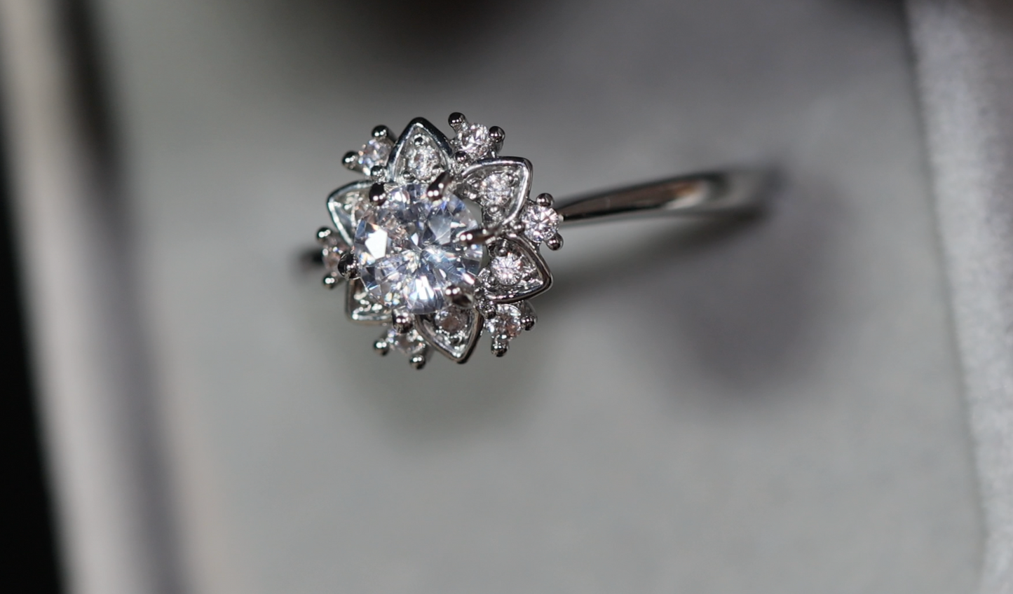 Diamond Snowflake Ring | Snowflake Ring | Charm Ring | Star Ring | Diamond Star Ring | Charm Ring | Flower Ring | Diamond Flower Ring