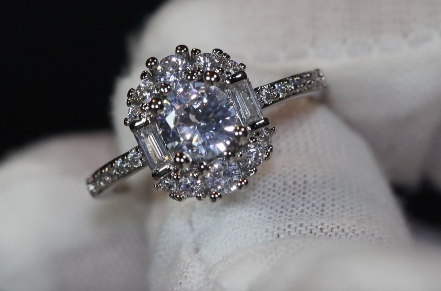 Round Engagement Ring | Womens Diamond Ring | Round Diamond Ring