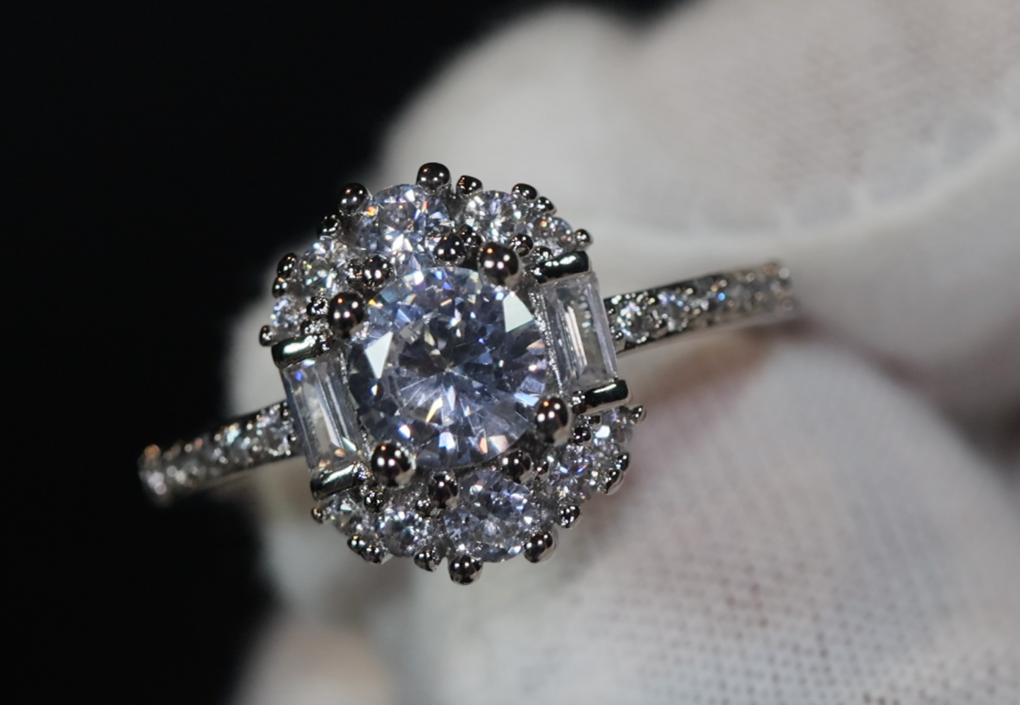 Round Engagement Ring | Womens Diamond Ring | Round Diamond Ring