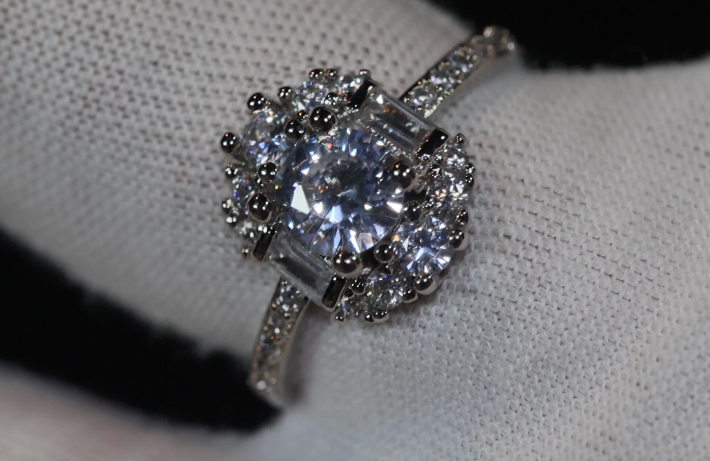 Round Engagement Ring | Womens Diamond Ring | Round Diamond Ring