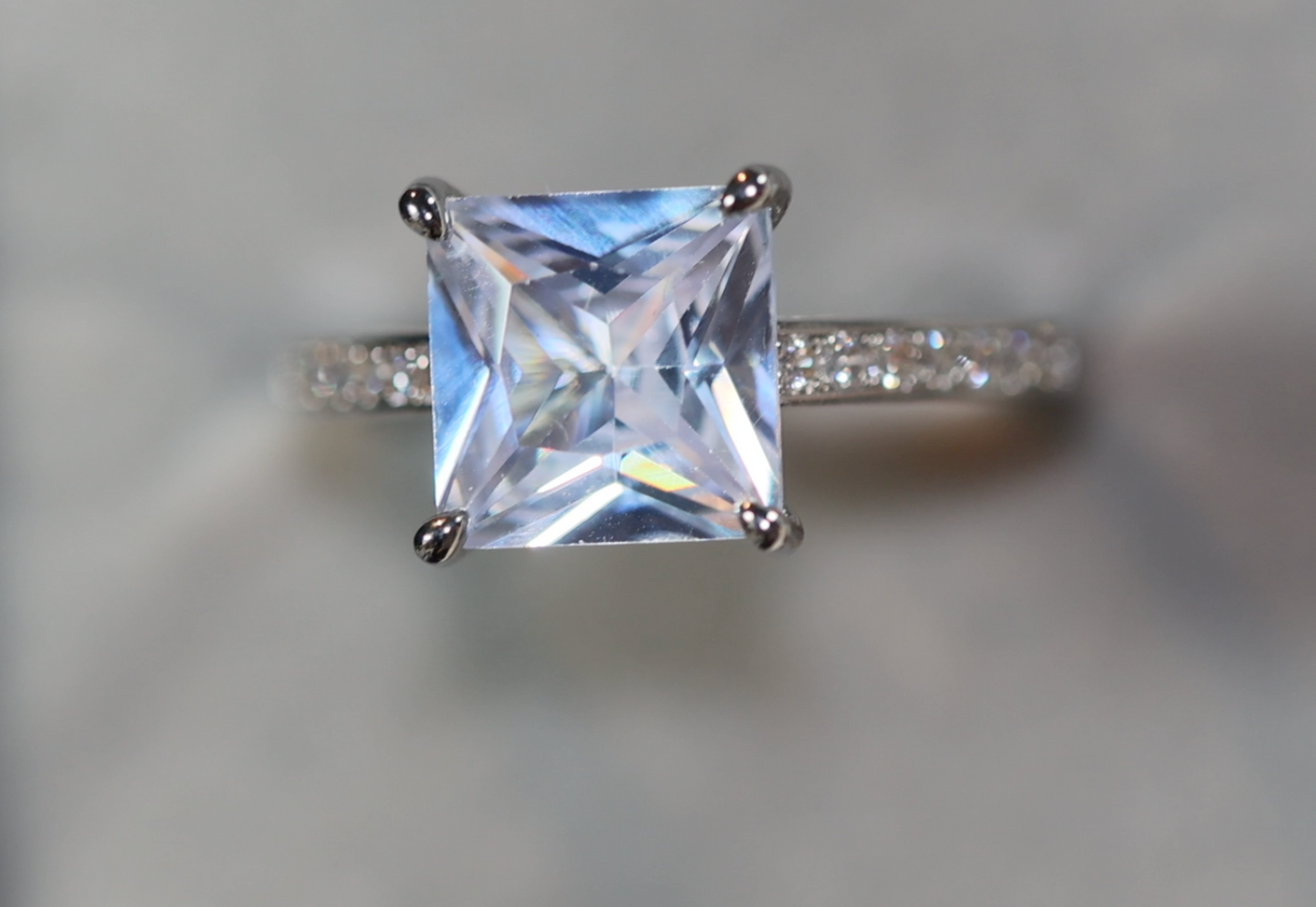 Princess Cut Diamond Ring | Womens Engagement Ring
