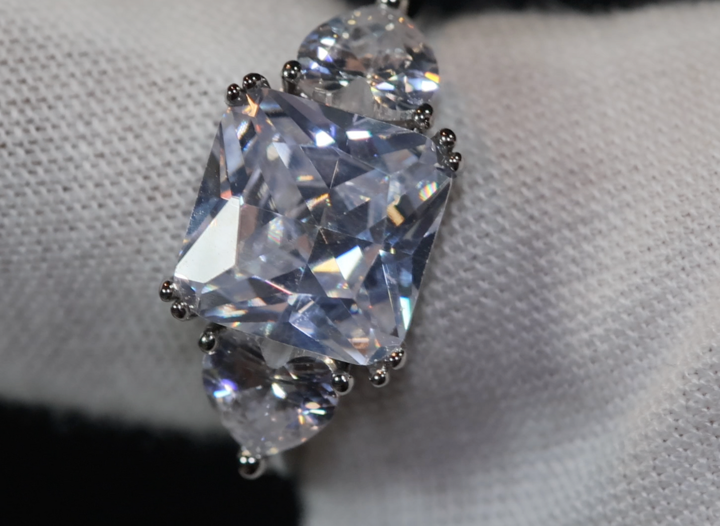 Three Stone Ring | Womens Engagement Ring | Three Stone Engagement Ring