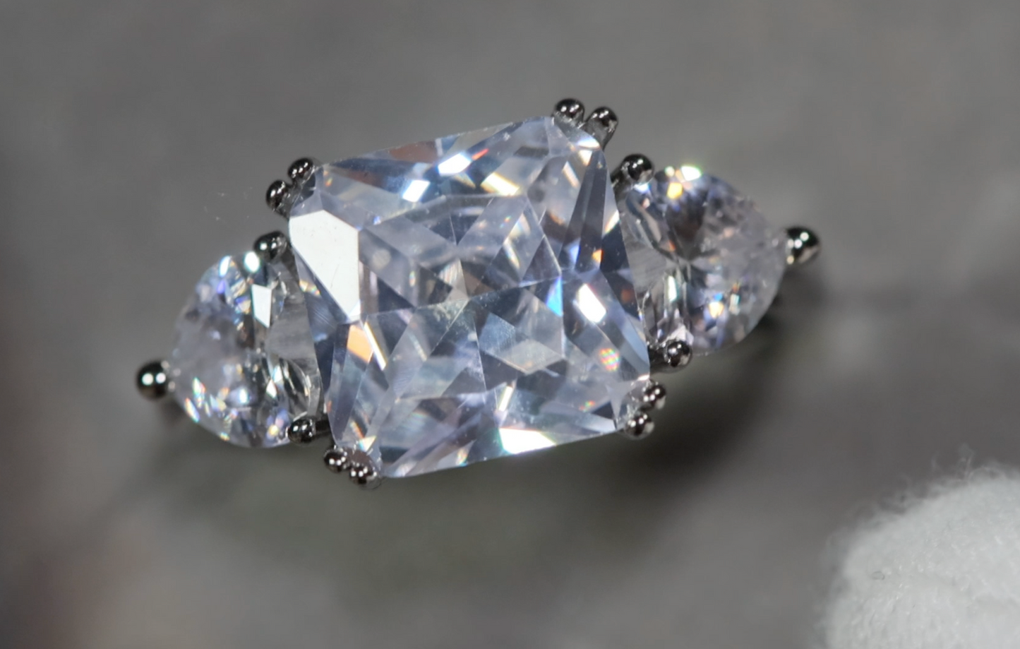 Three Stone Ring | Womens Engagement Ring | Three Stone Engagement Ring