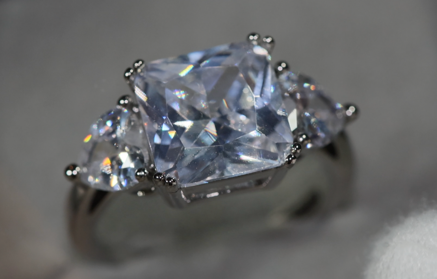 Three Stone Ring | Womens Engagement Ring | Three Stone Engagement Ring