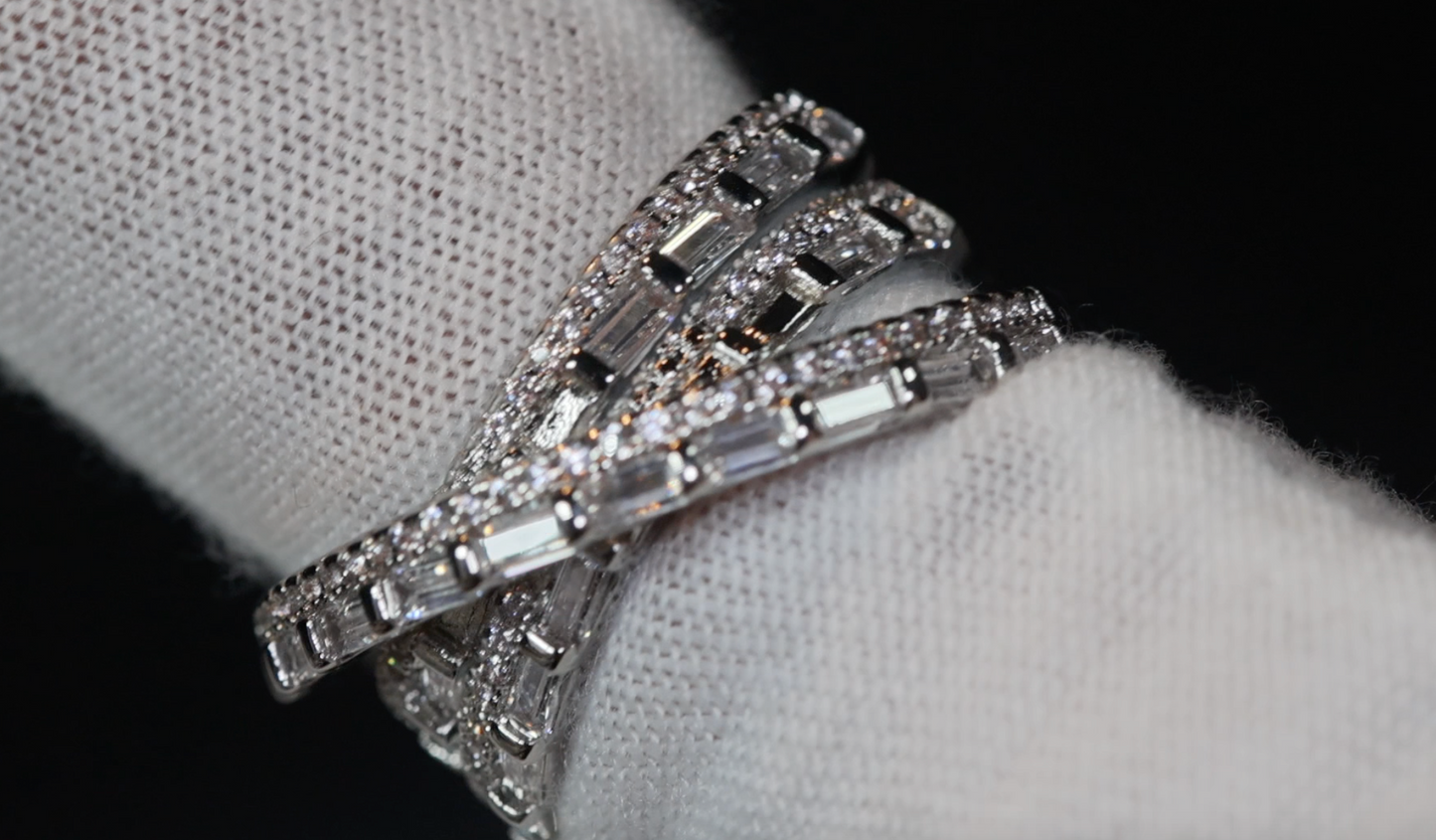 Fashion Ring | Cross Ring | Baguette Diamond Cross Ring