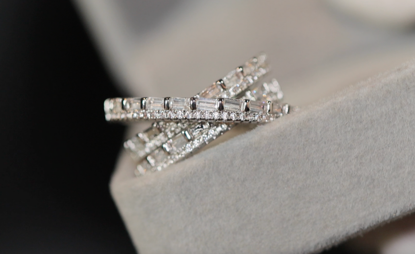 Fashion Ring | Cross Ring | Baguette Diamond Cross Ring