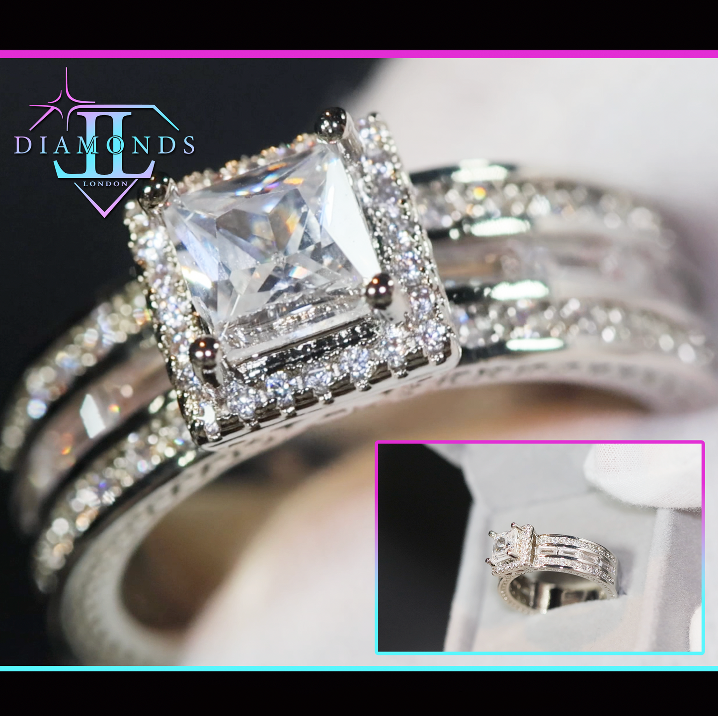 Engagement Ring | Baguette Diamond Ring
