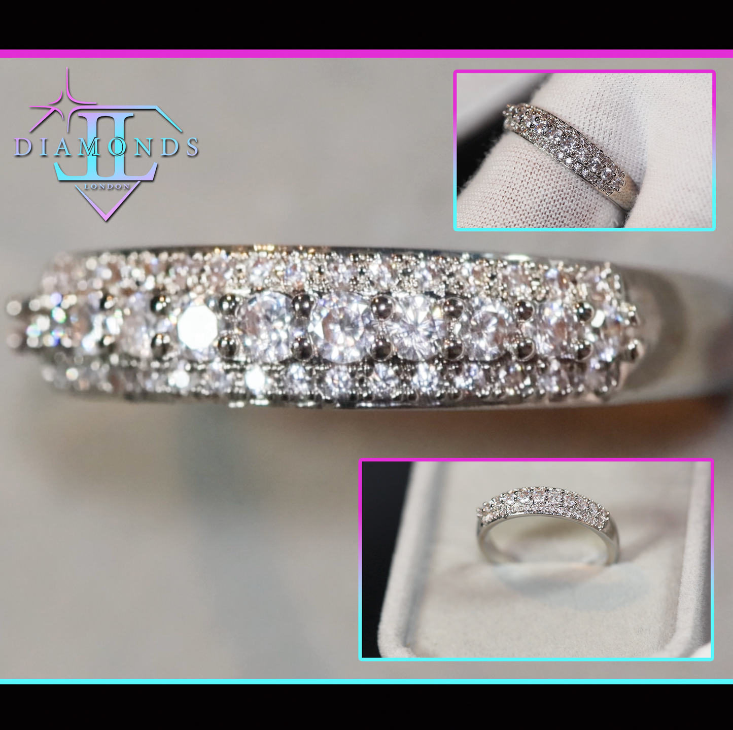 Womens Wedding Band | Mens Wedding Band | Diamond Wedding Band