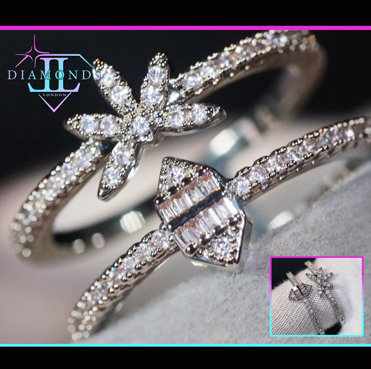 Flower Diamond Ring
