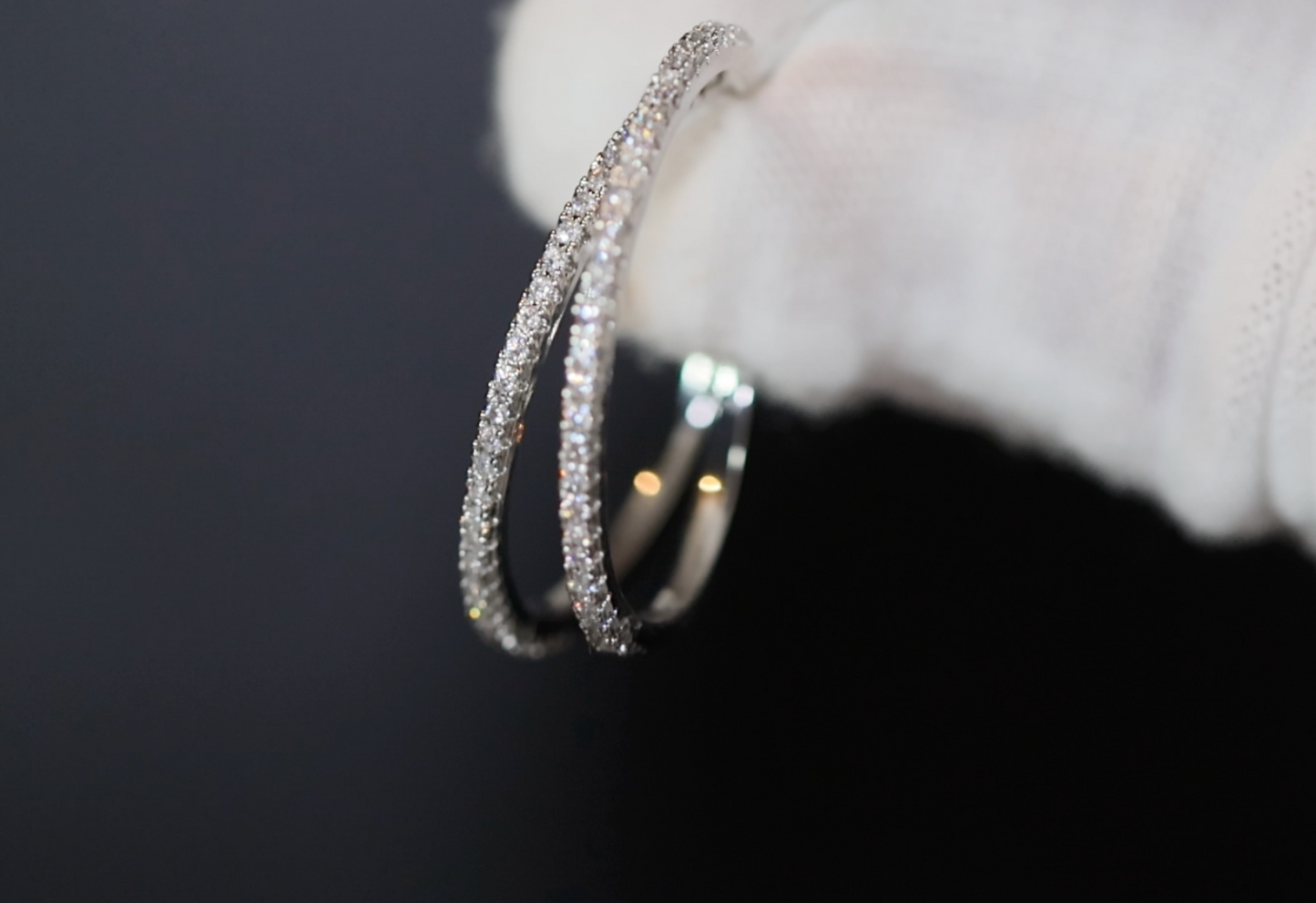 Womens Diamond Earrings | Diamond Hoop Earrings