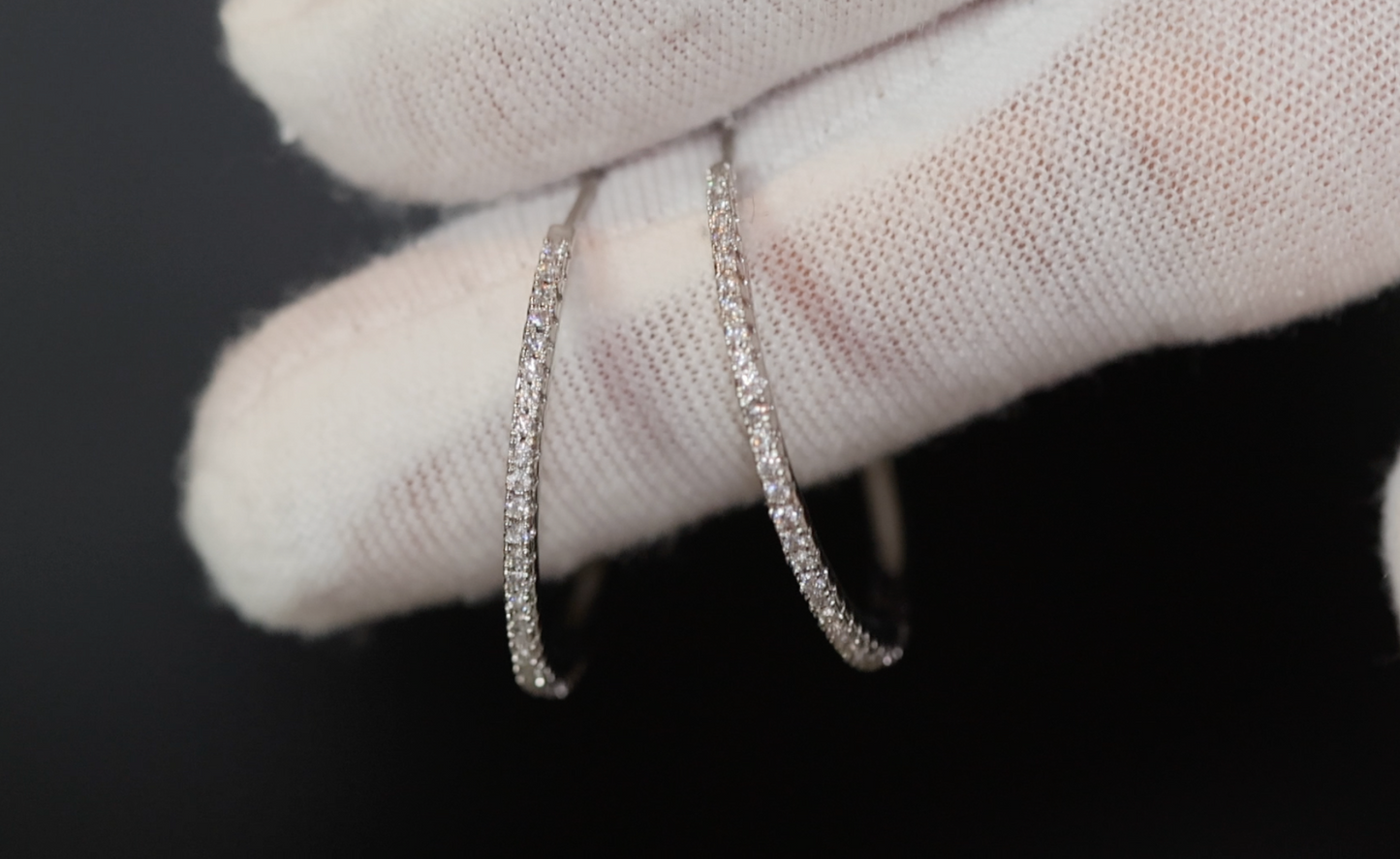 Womens Diamond Earrings | Diamond Hoop Earrings