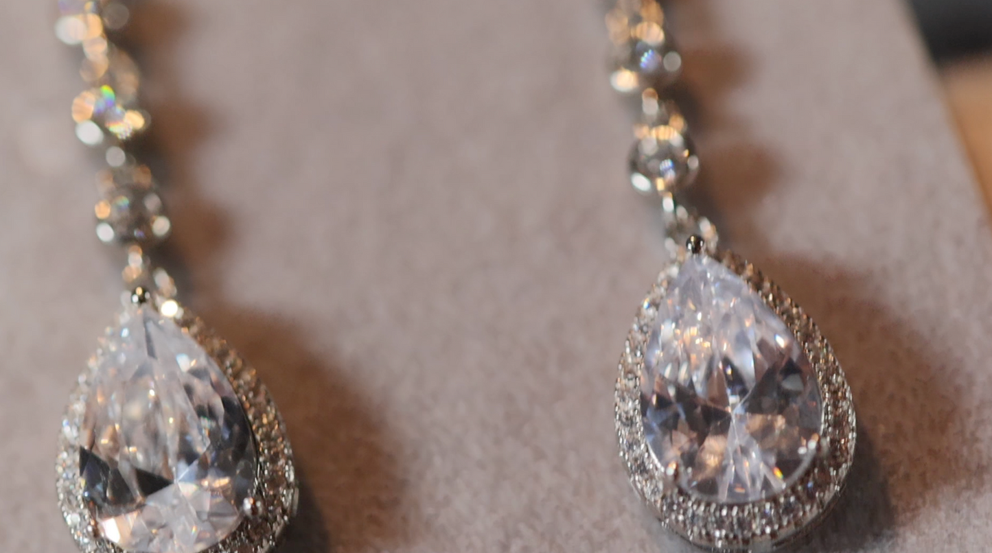 Teardrop Earrings | Womens Diamond Earrings | Pear Shape Earrings