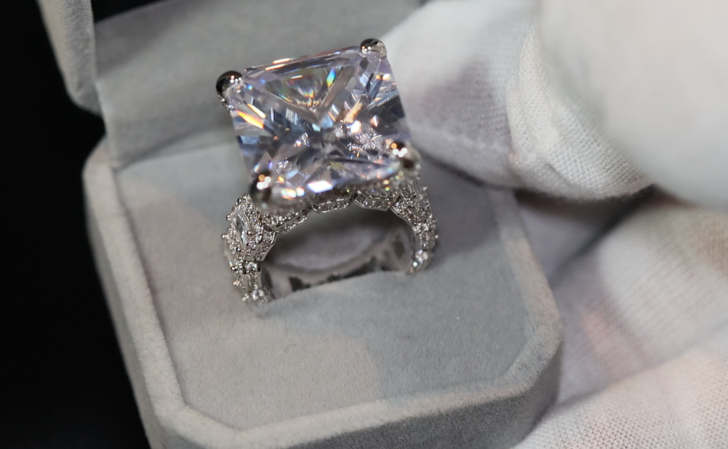 huge diamond ring