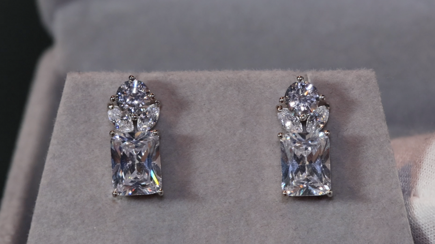 Classy Diamond Earrings