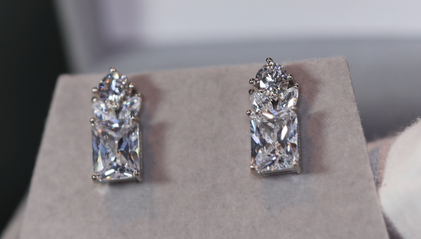 Classy Diamond Earrings