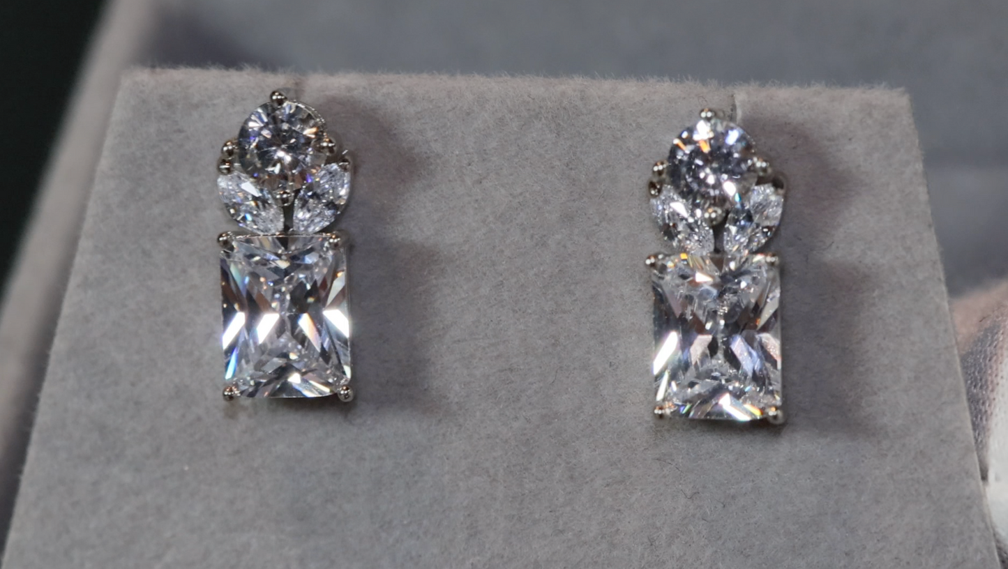 Classy Diamond Earrings