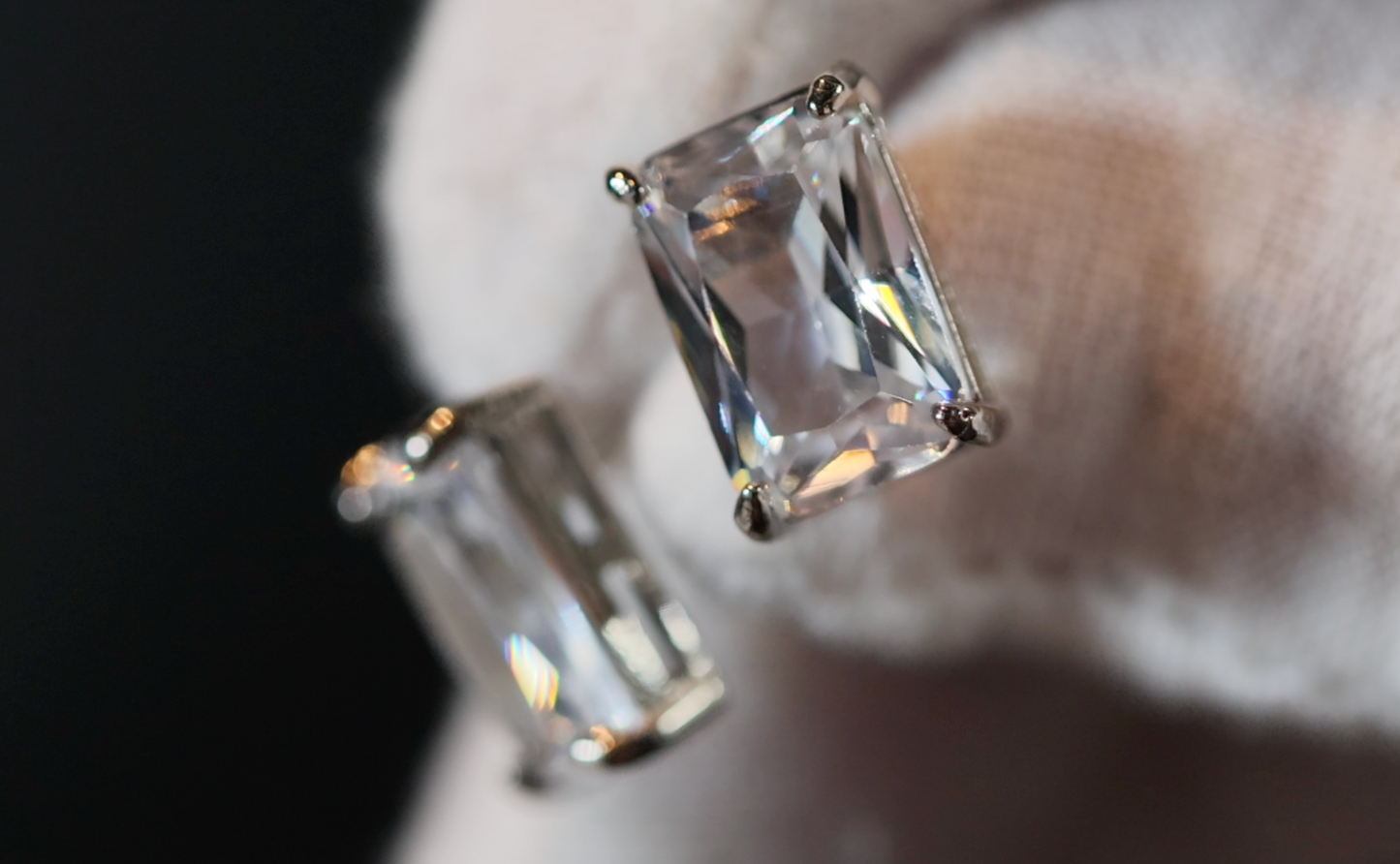 diamond ear studs