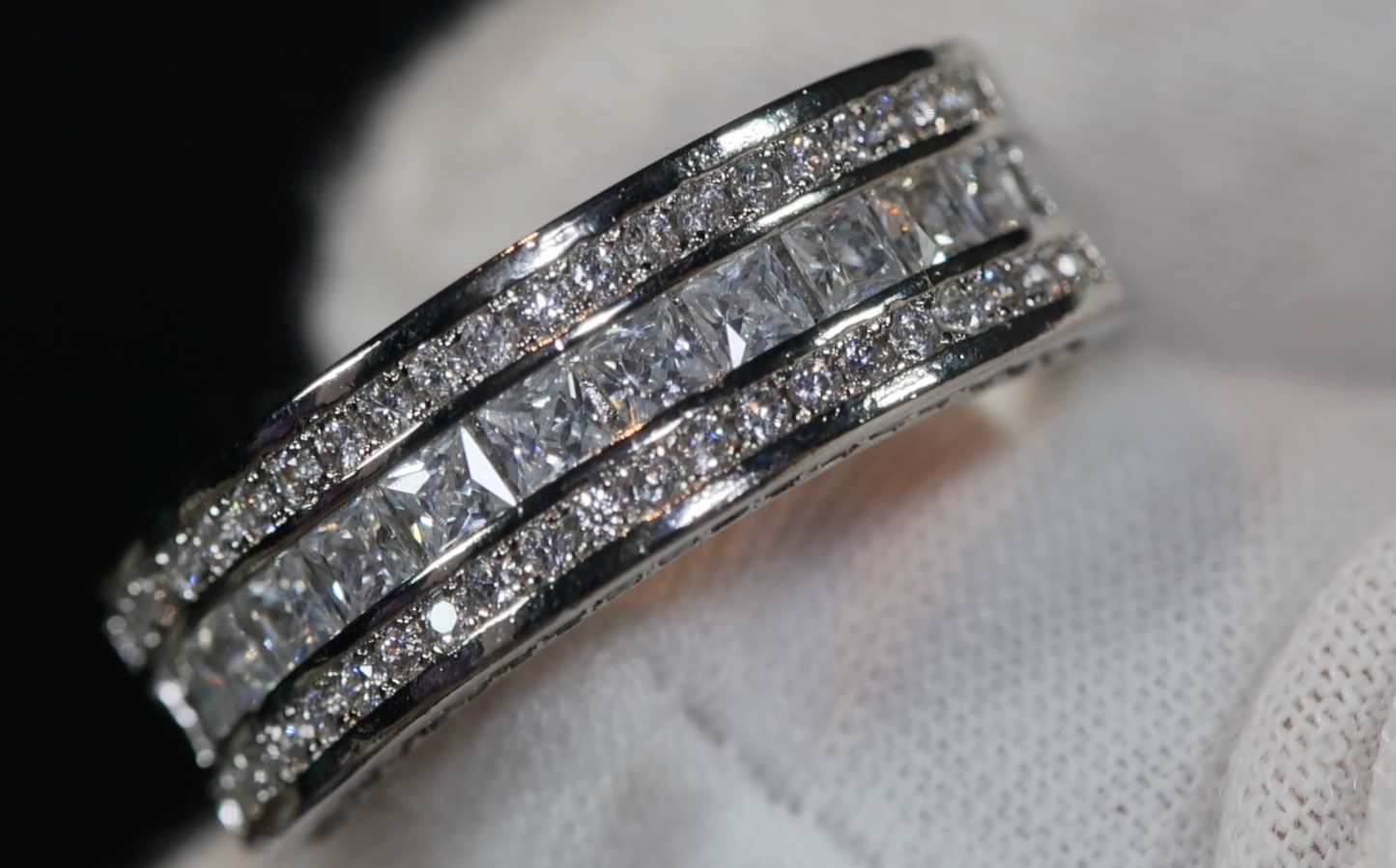 Princess Cut Ring | Mens Wedding Ring | Womens Engagement Ring