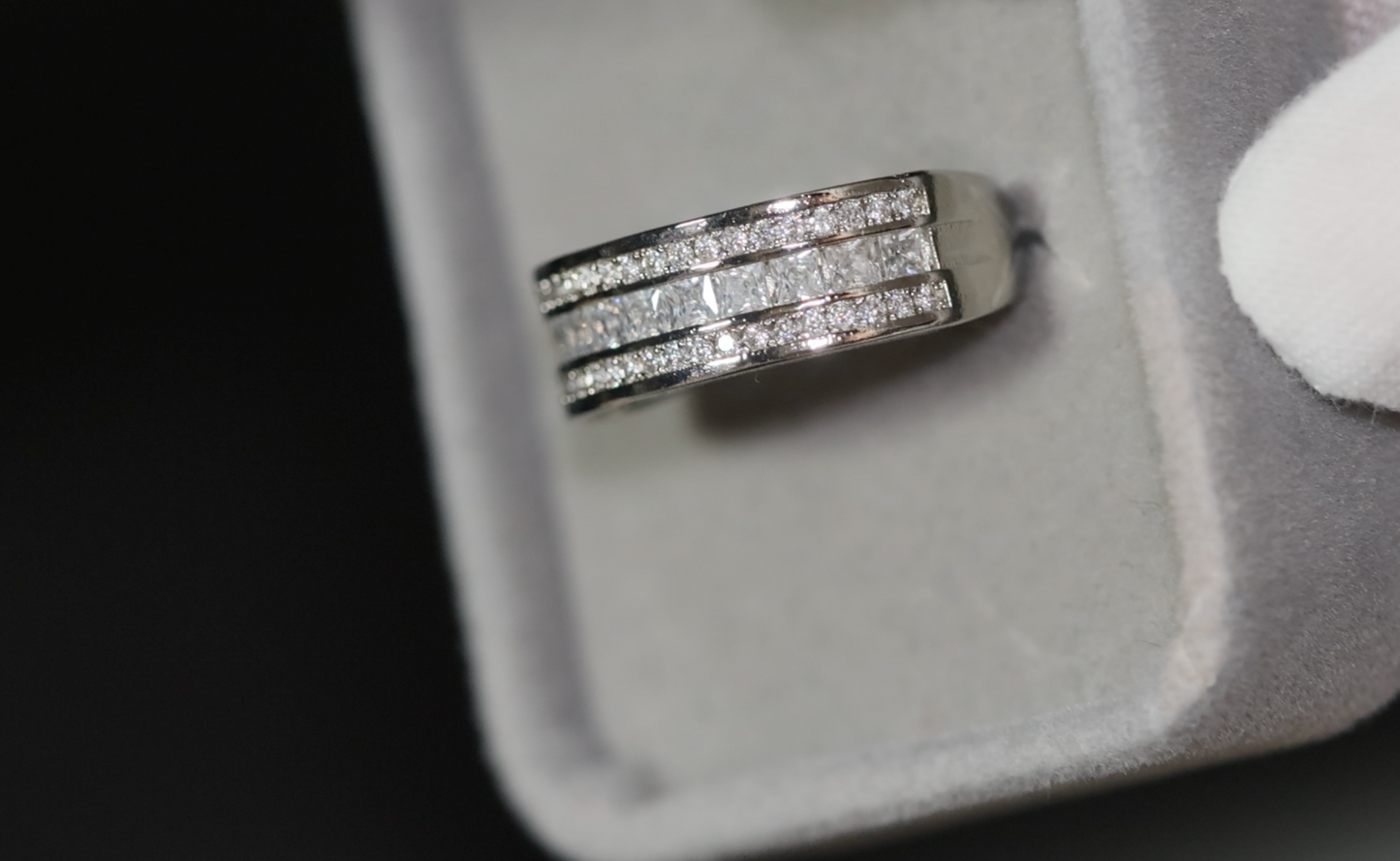 Princess Cut Ring | Mens Wedding Ring | Womens Engagement Ring