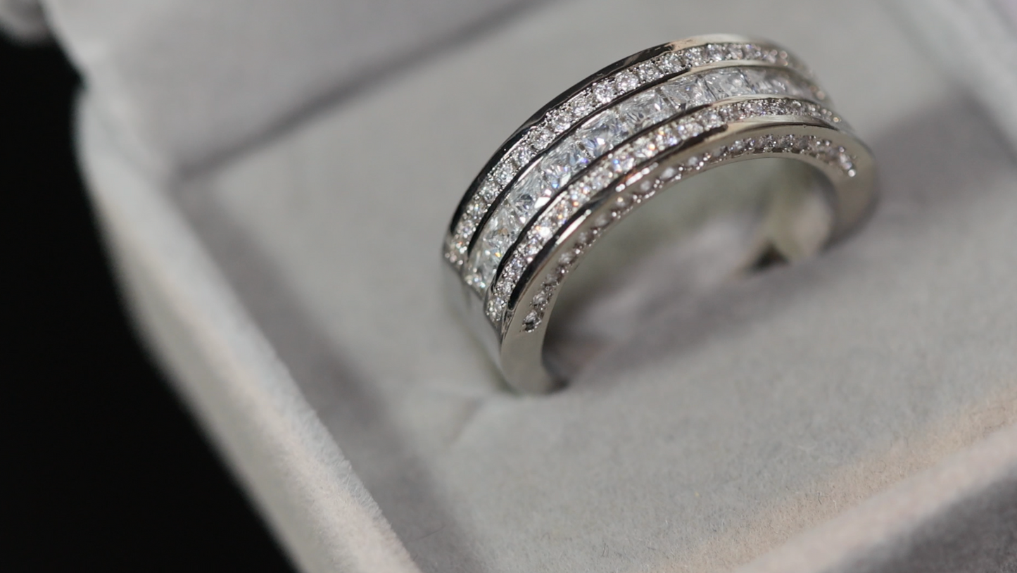 Princess Cut Ring | Mens Wedding Ring | Womens Engagement Ring